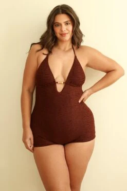 Caicos One Piece -Dippin Daisys Shop D1952 MCRK caicos one piece mocha crinkle 4