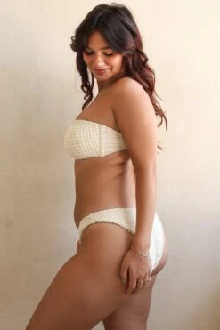 Nocturnal Cheeky Bikini Bottom -Dippin Daisys Shop D3032 LTTE nocturnal bottom latte 6