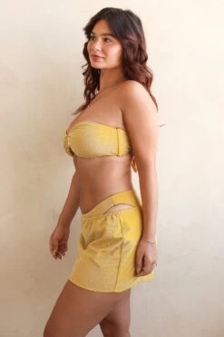 Groupie Skirt -Dippin Daisys Shop D3326 GDFL groupie skirt gold flake 6