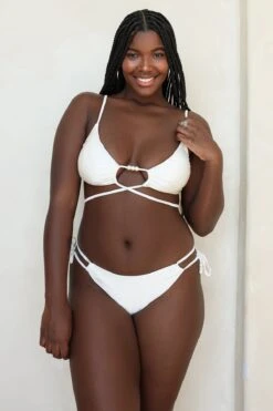 Blushing Cheeky Bikini Bottom -Dippin Daisys Shop D3337 CLDS blushing bottoms cloud 5