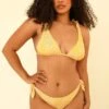 Lola Triangle Bikini Top 14 Lola Triangle Bikini Top -Dippin Daisys Shop D4281JMNLC GLDT lola top golden ditsy 1