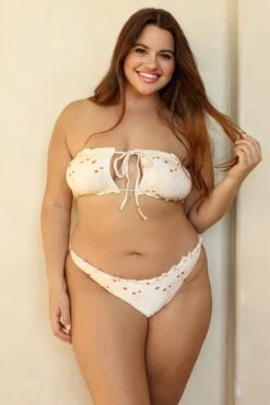 Rikki Bandeau Bikini Top -Dippin Daisys Shop D4326 SRSW rikki top rosewater 5