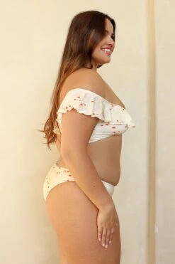 Siren Bandeau Bikini Top -Dippin Daisys Shop D4327 SRSW siren top rosewater 6