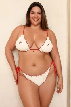 Romeo Triangle Bikini Top -Dippin Daisys Shop D4355 GDPT romeo top gardenia pointelle 5