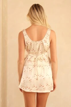 Charmed Slit Mini Skirt -Dippin Daisys Shop D8109 RSWT charmed skirt rosewater 3