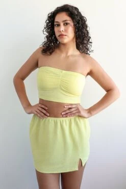 Mojito Mini Skirt -Dippin Daisys Shop D8128 BBYL mojito mini skirt baby yellow 8