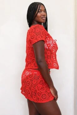 Sail Away Mini Skirt 15 Sail Away Mini Skirt -Dippin Daisys Shop D8138 CHCL sail away mini skirt cherry cola 6