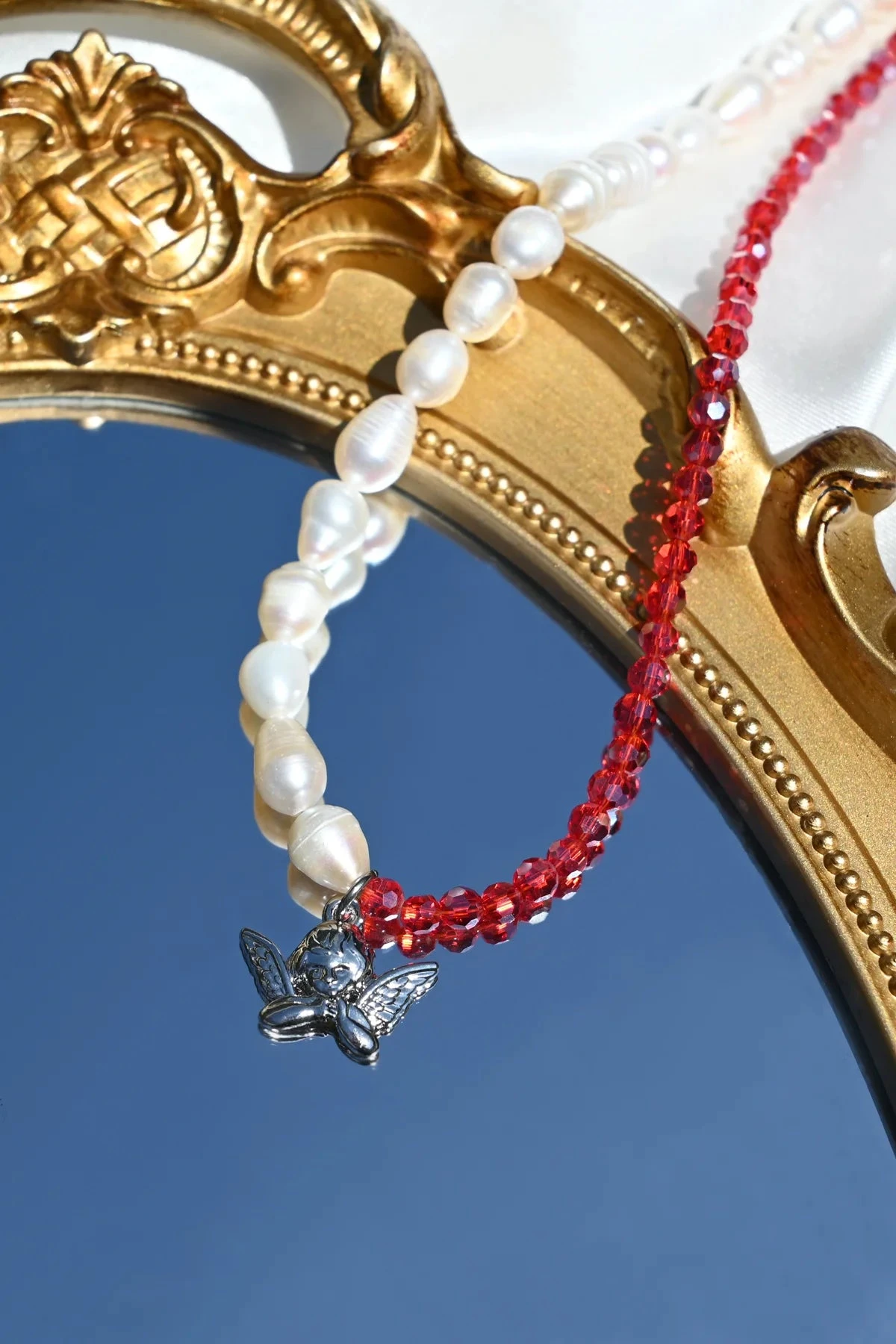 Dreamsbaby Jewels X Dippin Daisys Silver Cherub Necklace 2 Dreamsbaby Jewels X Dippin Daisys Silver Cherub Necklace - Image 2