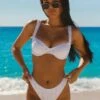 Priscilla Underwire Bikini Top 8 Priscilla Underwire Bikini Top -Dippin Daisys Shop PRISCILLA TOP WHITE