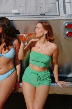 Tahoe Crop Top -Dippin Daisys Shop TAHOE TOP PICKLEBALL TERRY3